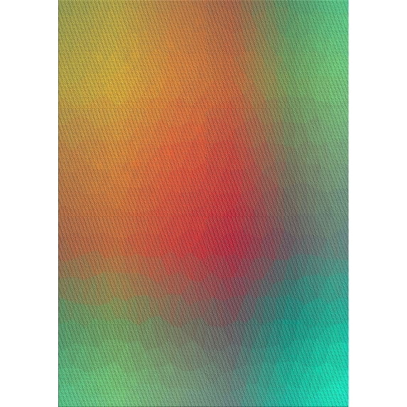 Ahgly Company Machine Washable Indoor Rectangle Transitional Mahogany Brown Area Rugs, 5' x 8'