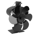 thumbnail image 3 of Ventilador para hogar alimentado por calor con 6 aspas, ventilador de estufa de leña ecológico de arranque automático, LT380, negro, 152mm de diámetro, 3 of 15