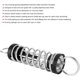 thumbnail image 3 of Mooring Spring, 6 x 300mm Tension Spring 304 Stainless Steel Mooring Spring, Hardware Parts Suitable for Boat Yacht, 3 of 5