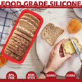 thumbnail image 2 of Silicone Baking Bread Loaf Pans Set Of 2, Nonstick Loaf Pan, 2 of 5