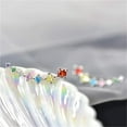 thumbnail image 4 of BNNG Crystal Stud Earrings For Women Bling Ear 7 Four Seven Star Zircon Jewelry French Ear Clip Women'S Halloween Pumpkin Ear Wraps Crystal Ear Cuff Earrings For Women, 4 of 9