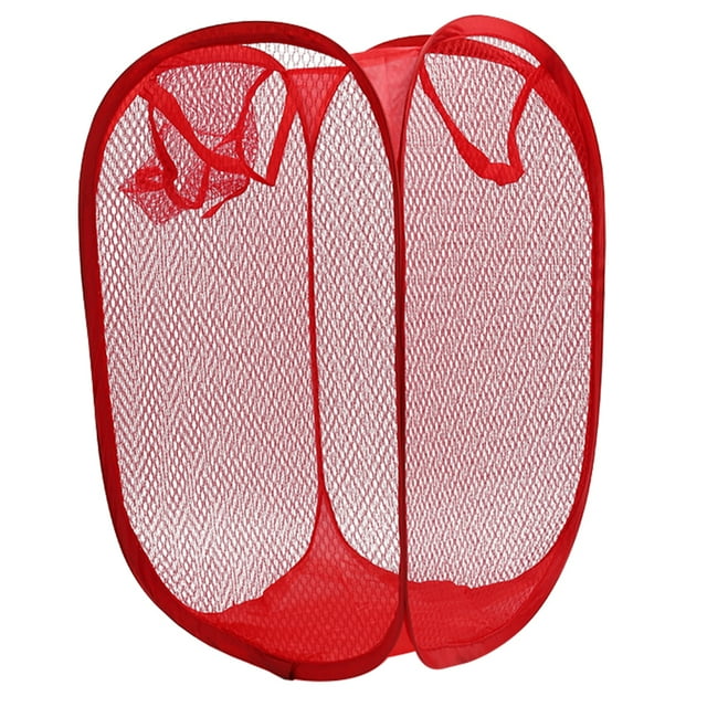 Mesh Laundry Hamper Foldable Breathable Laundry Bin Laundry Basket for Household