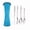 Butterfly 4-Piece Flatware Set Sky Blue, variant on 4-Piece Stainless Steel Flatware Set with Portable Canvas Pouch, Premium Steak Knife, Fork and Spoon Cutlery Kit, Eco-Friendly Reusable Travel Utensils for Camping, Picnics and Office Lunch