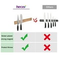 thumbnail image 5 of Hecef 12-Inch Magnetic Knife Holder for Wall – Acacia Wood Strip with Strong Magnet, Space-Saving Kitchen Knife Organizer Rack, 5 of 11