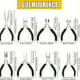 thumbnail image 3 of VAETTLO 8-Piece Mini Pliers Set, Stainless Steel Jewelry Making Tools with Comfort Grip & Case for Repair, Crafting, Wire Work, 3 of 10