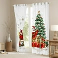 thumbnail image 3 of jejeloiu Cartoon Santa Claus Black Out Curtains,Merry Christmas Tree Curtains Pack of 2 (42x63 Each),Xmas Gifts Bedroom Curtains For Girls Boys,Ultra Soft Home Decor, 3 of 6