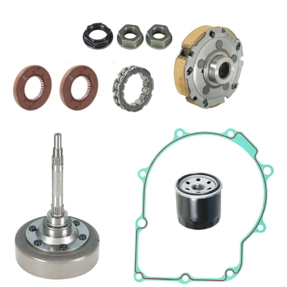 Waltyotur Wet Clutch Kit Drum One Way Filter Replacement for UTV 500 700 HS700 MSU 500