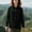 Black, variant on Women's Sun Protection Shirt, Cool Quick Dry Long Sleeve Outdoor Fishing Hiking Safari Travel Shirt