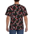 thumbnail image 2 of Rocae Red Mushrooms for Men's Moisture-Wicking Crew Tee - T-Shirt for Sports, Outdoor Activities, and Casual WearX-Large, 2 of 9
