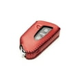 thumbnail image 4 of Vitodeco Genuine Leather Smart Key Fob Case Compatible with Volkswagen MK8 Golf GTI, ID4, Atlas (4-Button, Red), 4 of 6
