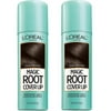 (2 pack) (2 Pack) L'Oreal Paris Magic Root Cover Up Gray Concealer Spray Dark Brown, 2 Oz