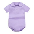thumbnail image 6 of 3PCS Baby Clothes Baby Boys Bodysuit Soft Polo Base Onesie Pajamas Clothes for Boys 3 Months, 6 of 8