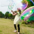 thumbnail image 4 of Bubble Wands31 Pieces Plastic Colorful Big Bubble Toy Set Bubbles Maker (Without Soap Bubbles) Blue, 4 of 10