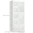 thumbnail image 3 of HOMCOM Organisateur Pliable pour Garde-Robe et Placard avec Rangement, Blanc, 3 of 10