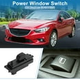 thumbnail image 2 of Interruptor de ventana eléctrica Unique Bargains No.GS1D66370 para el lado del pasajero delantero derecho para Mazda 6 2008 Negro, 2 of 7
