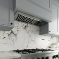 thumbnail image 5 of Streamline 34 in. Pescara Ducted Insert 350 CFM Range Hood in Brushed Stainless Steel with Baffle Filters, Electronic Button Control, LED Light, 5 of 9