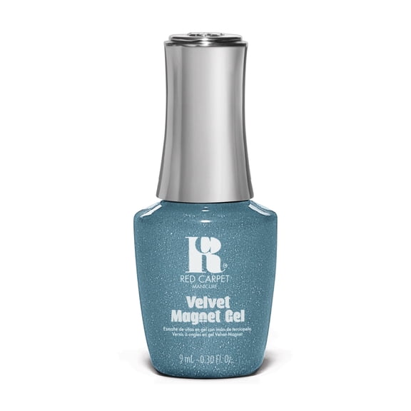 Red Carpet Manicure Fortify & Protect Blue Velvet Magnet Gel Gel Polish for Strong, Healthy Nails - Infused with Vitamin A & Biotin - (Got My Eye On You) Led Nail Gel Color, 0.3 Fl Oz