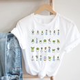 thumbnail image 1 of Camiseta con estampado Floral de flores de los 90 para mujer, ropa de calle de estilo de dibujos animados para mujer, camiseta estampada, camiseta gráfica para mujer Tan Jianjun unisex, 1 of 2