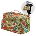 thumbnail image 2 of Bolsa De Tejer Bolsa De Almacenamiento De Hilo De Color Caqui Bolsa De Mano De Tejer Cuboide Grande Con Cierre De Cremallera Y Bolsillo Para Agujas De Tejer Accesorios De Ganchillo Kearding HA014022-00, 2 of 7