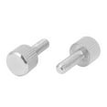 thumbnail image 2 of Boîtier d'Ordinateur PC en Acier Inoxydable Tête Plate Vis à Molette M4 x 12mm 5 Pcs, 2 of 2