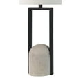 thumbnail image 2 of Signature Home Collection Modern and Organic Table Lamp - 27.75" - Gray and Black, 2 of 6