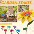 thumbnail image 5 of Metal Daylily Flower Garden Stakes Iron Crafts Hand Forged Metal Garden Art Mother's Day Gift Home Decoration Jardin, 5 of 7