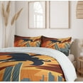 thumbnail image 6 of Ambesonne Vintage Duvet Cover Set, Flying Superhero, Queen, Red Orange Grey, 6 of 6