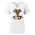 thumbnail image 5 of Neewe Women's T Shirts Summer Tops Simple Graphic Shirts Short Sleeve Vacation Casual Blouse Tee, 5 of 6