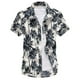 thumbnail image 1 of Men Hawaiian Shirt Beach Holiday Aloha Summer Casual Short Sleeve Button Up Shirts Tops5XL, 1 of 3