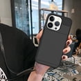 thumbnail image 7 of for iPhone 14 Pro Case Card Slot Hard PC Soft TPU Bumper Anti-Scratch Anti-Drop Protective Slim Wallet Card Holder Cover for Women Girls Men-Black, 7 of 7