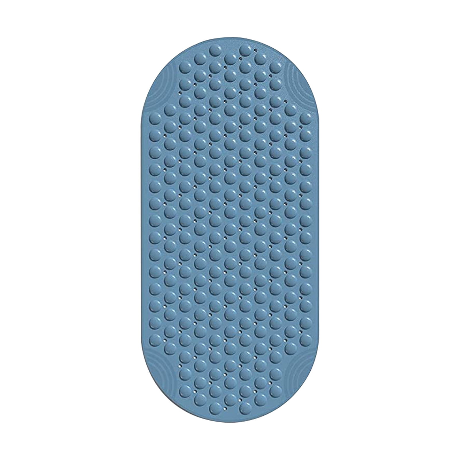 XMMSWDLA Toilet Mat Bath Mat Non-slip Mat Long Ellipse PVC Bath Mat ...