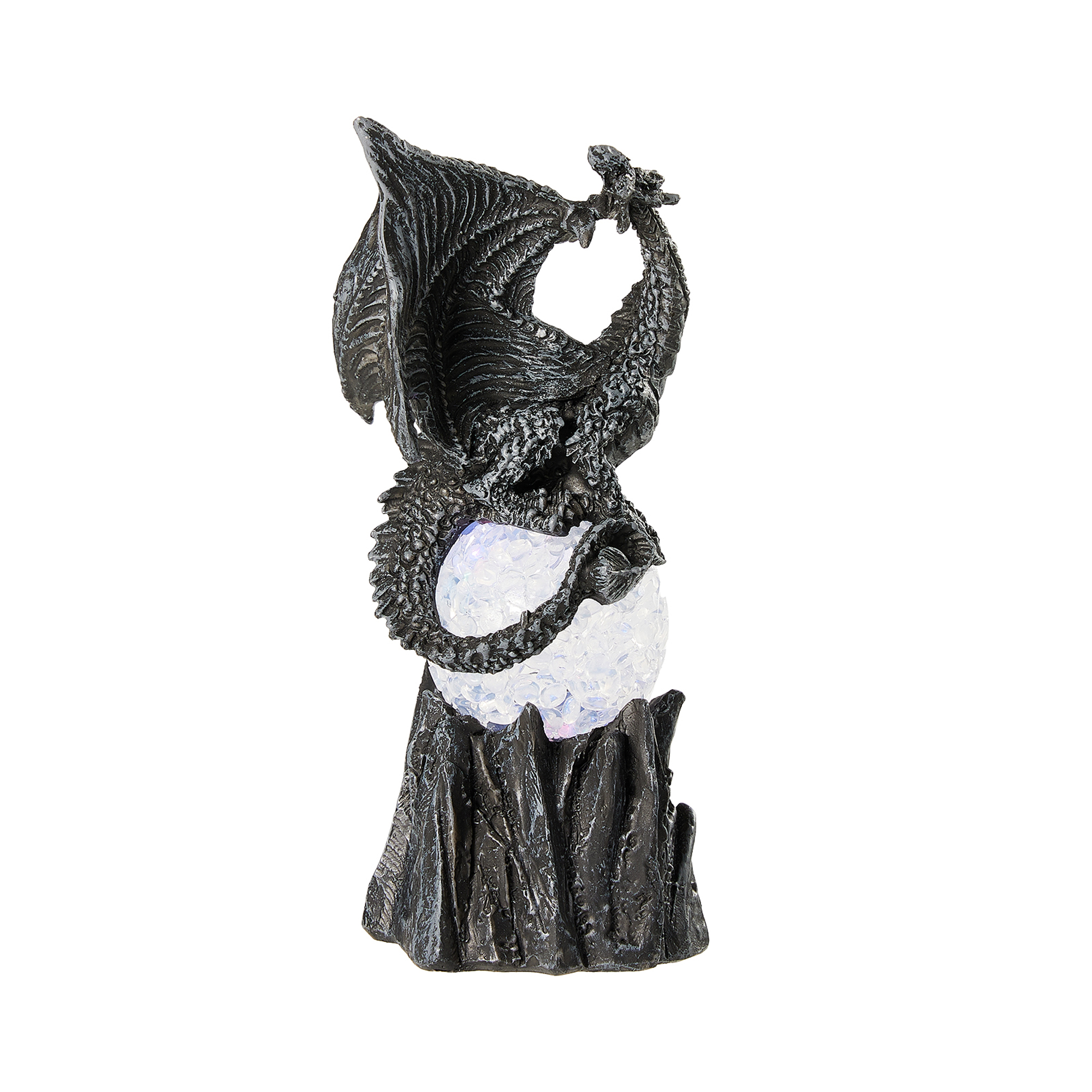 Sprifallbaby Light Up Dragon Statues, Fantasy Dragon Figurine On