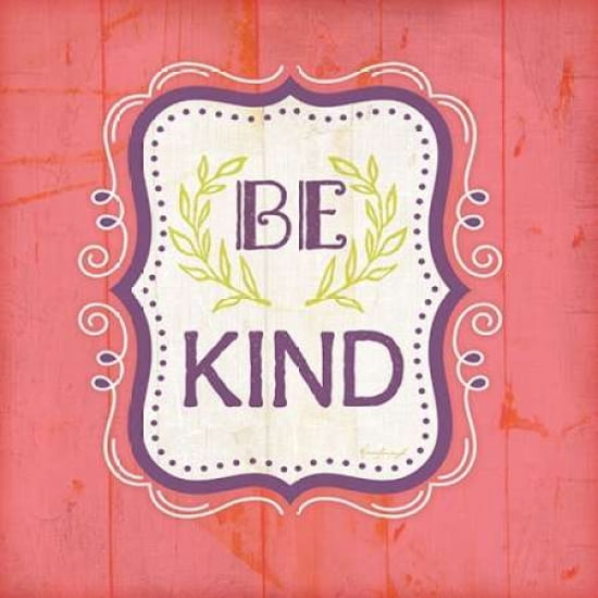 Be Kind - Pink Canv