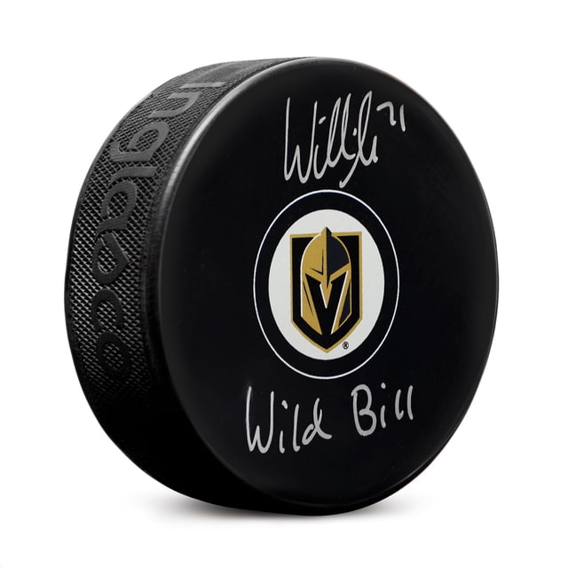 William Karlsson Rondelle de Hockey des Vegas Golden Knights Signée avec Note « Wild Bill »