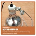 thumbnail image 3 of FESTFENDS Lampshade Fittings 1Pcs Black Aluminum Alloy Reptile Light Holder Durable Design, 3 of 8