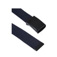 thumbnail image 2 of Lona Unisex Sin Agujeros Hebilla Deslizante Cintura Ajustable Ancho Del Cinturón 1 5/8 Y 1 1/2 Azul Marino (Hebilla Negra) 24-34, 2 of 6