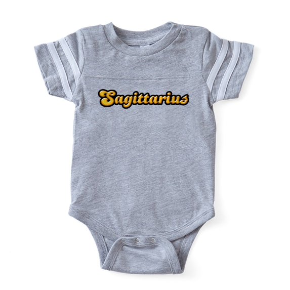 CafePress - Gem Zodiac Sagittarius Topa - Cute Infant Baby Football Bodysuit