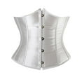thumbnail image 1 of YouLoveIt Women's Corset Body Shaper Waist Training Overbust Satin Corset Bustier Lace Up Lingerie G-string Set Bridal Corset Bustier Bodyshaper Top, 1 of 3