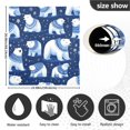 thumbnail image 6 of Dailycode Dishwasher Magnet Cover Magnetic Fridge Door Cover Home Kitchen Decor, White Winter Polar Bears, 23"x 26", 6 of 6
