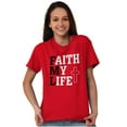 thumbnail image 4 of Faith Life Religious Jesus Christ God Men's Graphic T Shirt Tees Brisco Brands S, 4 of 6