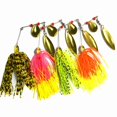 thumbnail image 1 of 1pcs/4pcs Metal Bait Fishing Bait Tackles Buzzbaits Rotary Rotary Buzzbaits Rotating Fish Beard Spinnerbaits Rotating Sequins Lures, 1 of 6