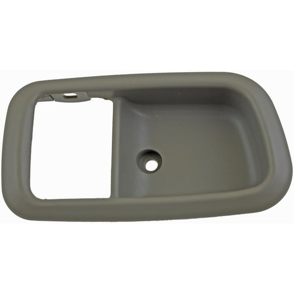 Dorman 91360 Front Passenger Side Interior Door Handle Bezel for Specific Toyota Models, Gray (Charcoal)