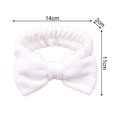 thumbnail image 4 of Zhaomeidaxi 1 Pack Microfiber Bowtie Headbands Soft Makeup Headbands Bow Hair Band Face Wash Spa Shower Headbands for Women and Girls, 4 of 4