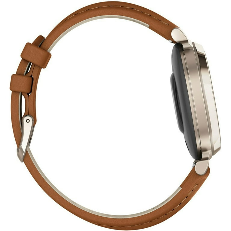 Garmin 010-02839-02 Lily 2 Classic Cream Gold with Tan Leather