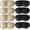 Color 176, variant on Foot’s Heel Grips for Kids and Women, Self-Adhesive Heel Cushion Inserts for Girls and Boys Prevent Heel Slipping, Rubbing, Blisters, Foot Pain - 20pairs (Beige Black)