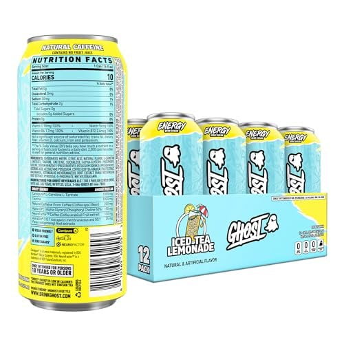 ghost l carnitine Ghost Energy Zero Sugar Electric Limeade Energy Drink Can, 16 fl oz Ghost Zero Sugar Welch's Grape