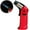 Red, variant on Prestige Import Group - Bazooka Desktop Torch Lighter - Super Sized Flame - Color: Red