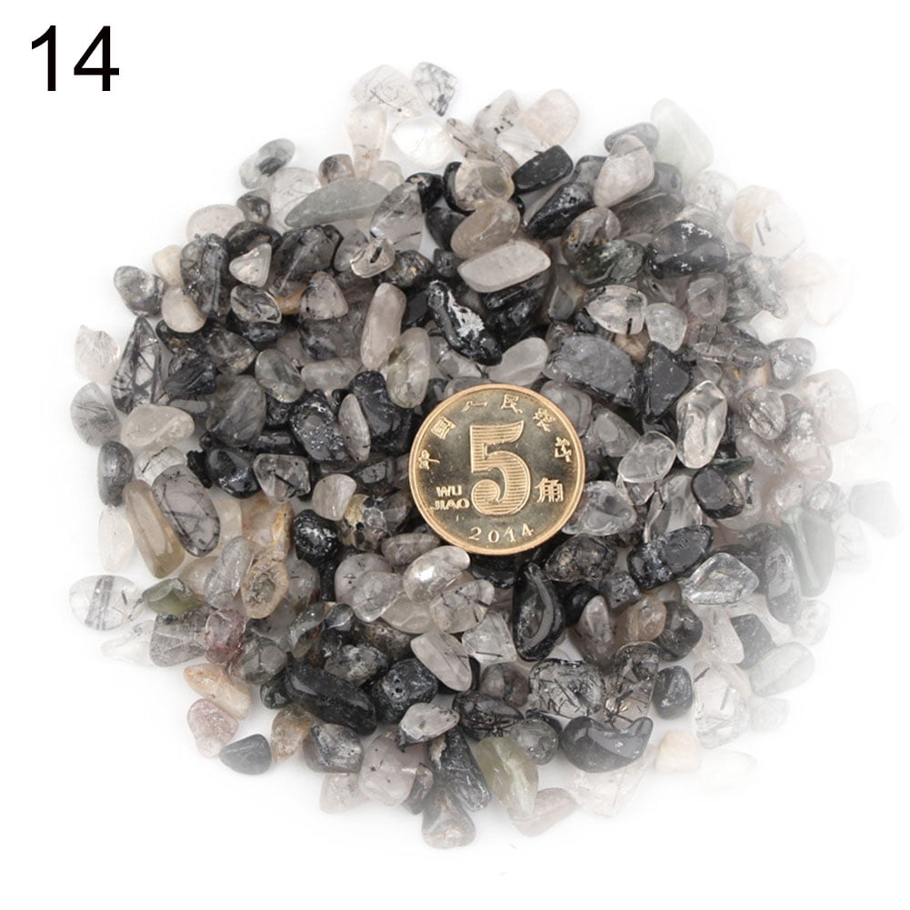 Yoone 100g Faux Amethyst Crystal Quartz Stone Rock Chips DIY Mini ...