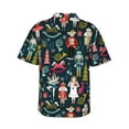 thumbnail image 3 of Nutcracker Ballet Hawaiian Shirts For Men, Summer Short-Sleeve Relaxed-Fit Button-Down Shirts Large, 3 of 9