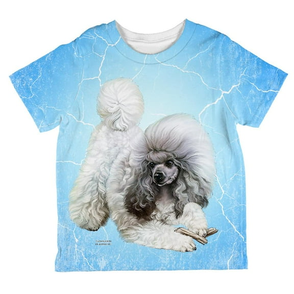 Poodle Live Forever All Over Toddler T Shirt Multi 2T